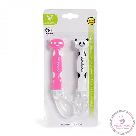 SZILIKON kanál szett 2dbos Panda PINK