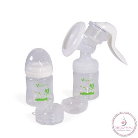   Cangaroo Delicate mauális mellszívó 2 cumisüveggel fehér