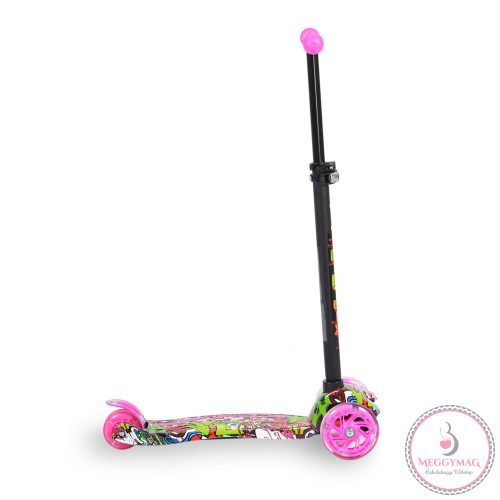 BYOX Rapture roller elöl dupla kerekes pink