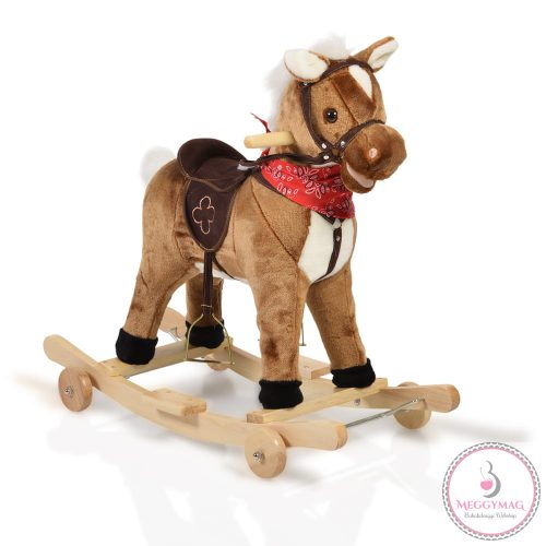 Moni Toys Kerekes hintaló Chipper sötétbarna