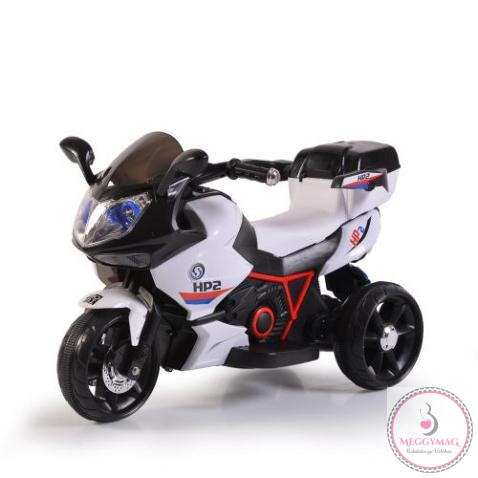BO HP2 /3kerekű akkumulátoros elektromos motor 6V FEHÉR/FEKETE