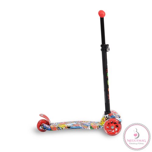 BYOX Rapture roller elöl dupla kerekes piros