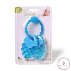 DUCK szillikon rágóka szőlő alakú KÉK