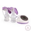 Cangaroo Elegance duo elektromos mellszívó 2 tartállyal fehér/lila