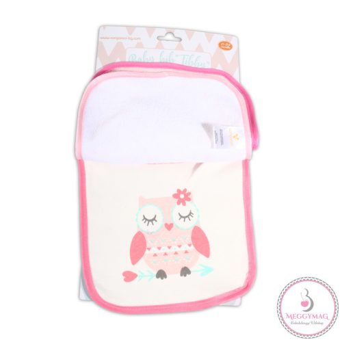 TIBBY előke 3 db újszülött méret RÓZSASZÍN/PINK