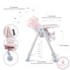 Cangaroo I Eat etetőszék 6-36 hóig 15 kg pink