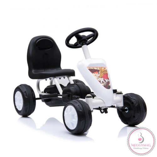 GOKART COLORADO pedálos kisautó FEHÉR