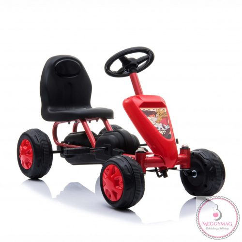GOKART COLORADO pedálos kisautó PIROS