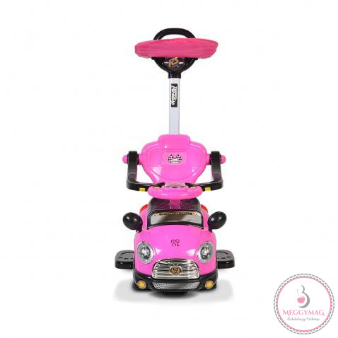 MONI PARADISE Bébitaxi napfénytetővel  PINK