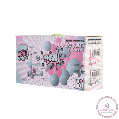 BUBBLEGUM roller 2in1 20kg/40kgig rózsaszín PINK