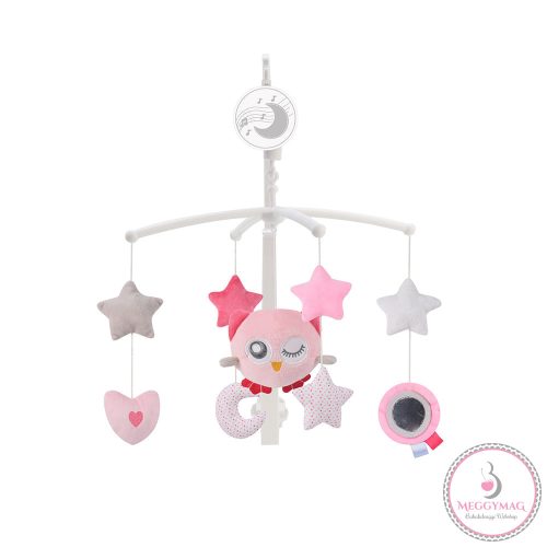 Cangaroo Dreamy zenélő forgó játék kiságyra pink