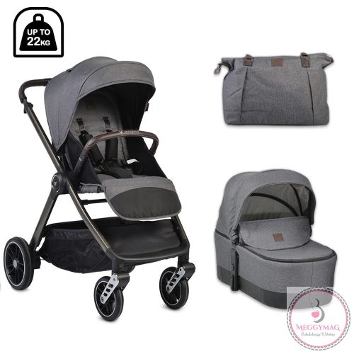 Cangaroo Macan 2in1 babakocsi szürke