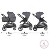 Cangaroo Macan 2in1 babakocsi szürke