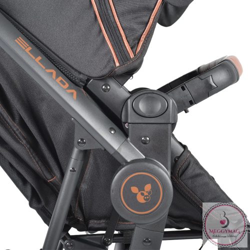 Cangaroo Ellada 3in1 babakocsi fekete