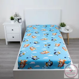 Bluey Clouds gumis lepedő 90x200 cm
