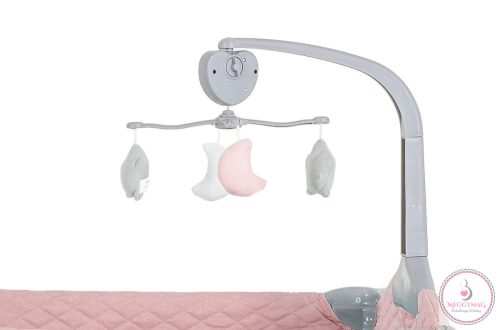Cangaroo Indiana 2 szintes utazóágy tároló rekesz, kistáska 14kg pink