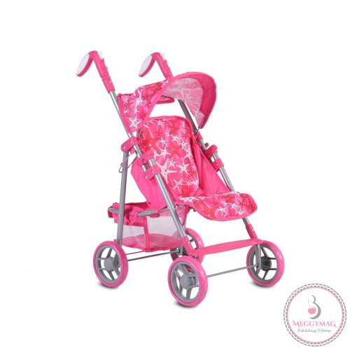 Moni Toys Stars játék babakocsi lapra csukhatós