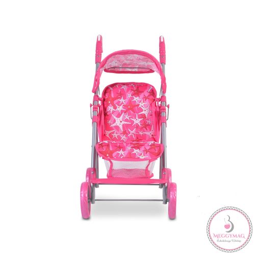 Moni Toys Stars játék babakocsi lapra csukhatós