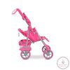 Moni Toys Stars játék babakocsi lapra csukhatós