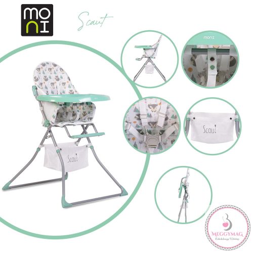MONI Scaut etetőszék menta
