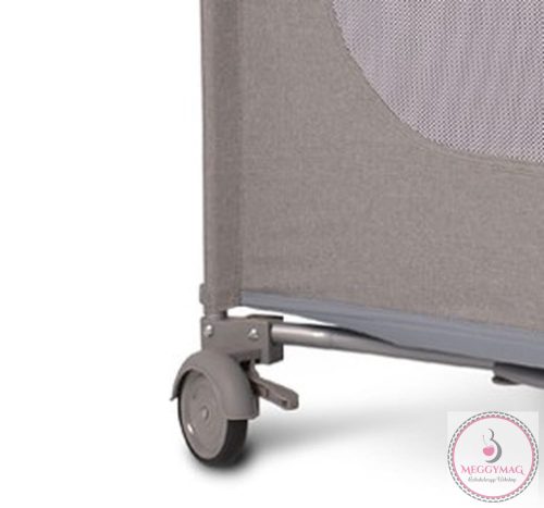 Cangaroo Once upon3 2 szintes utazóágy zenélő játékkal, pelenkázós szürke