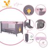 Cangaroo Africa 1 szintes utazóágy 14 kg pink