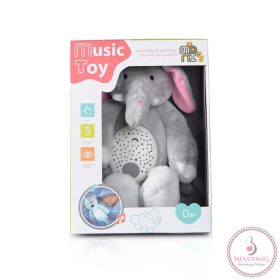 Moni Toys Lamp éjjeli lámpa elefánt plüss projector