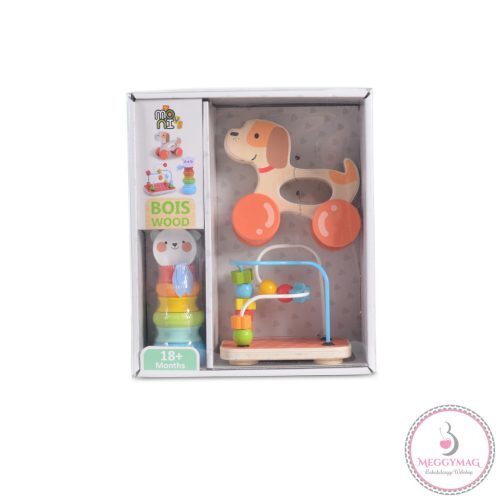 FAJÁTÉK activity 3in1 játékszett 9 dbos finommotorika