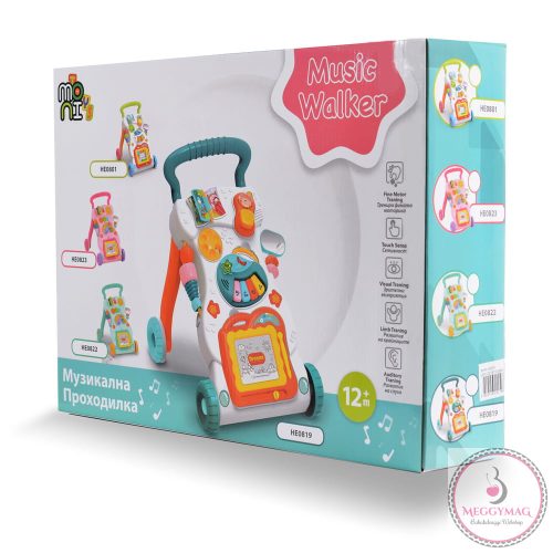 Moni Toys Dreams járássegítő műanyag 2in1 kék fogantyúval