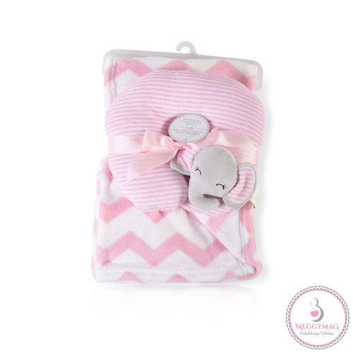 Cangaroo Sammy takaró párnával 90x75cm pink