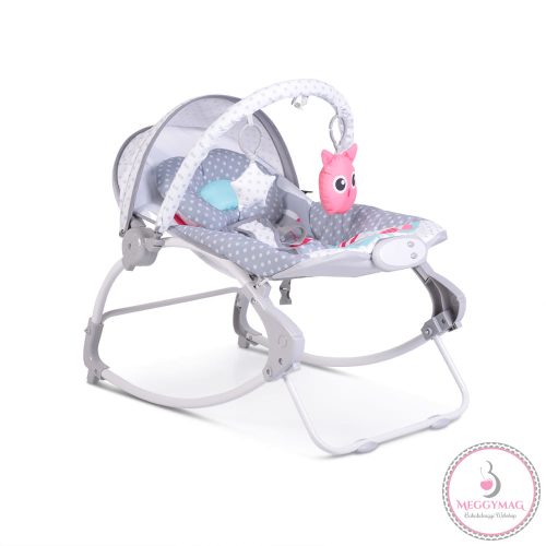 MONI Lovely forest pihenőszék erdei állatos 9kg szürke