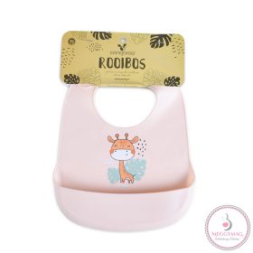 Cangaroo Rooibos szilikon előke pink zsiráf