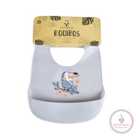 Cangaroo Rooibos szilikon előke szürke madár