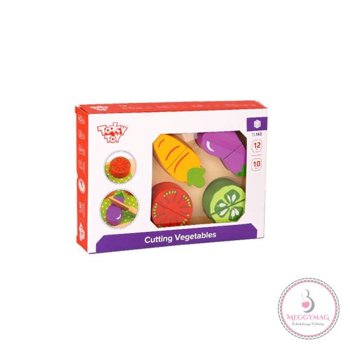 TOOKY Toy fa vágható zöldségek -10dbos