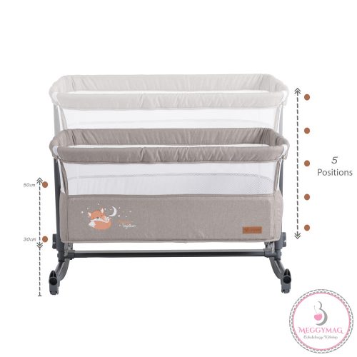 Cangaroo Always together babaöböl -kiságy bézs