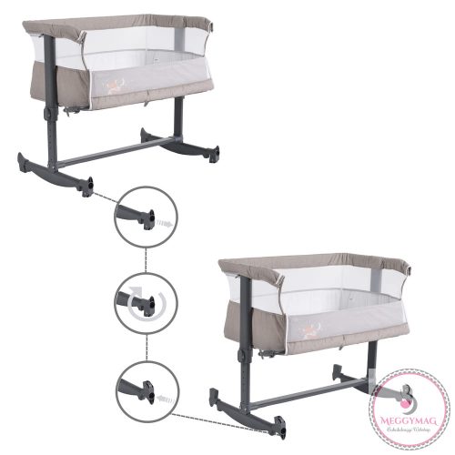 Cangaroo Always together babaöböl -kiságy bézs