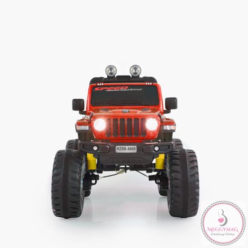 MONI BO fuego jeep 3 seb., 4 motoros 30 kg piros metál