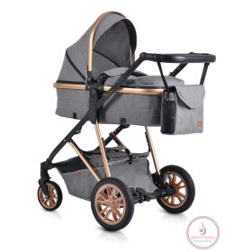   MONI Midas átalakítható sport/mózes babakocsi + táska, +fekvőbetét SZÜRKE