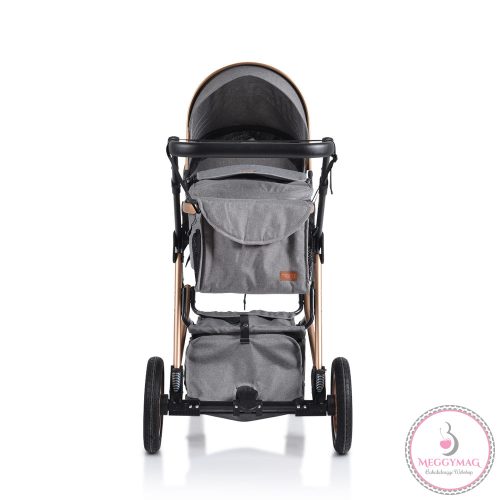 MONI Midas átalakítható sport/mózes babakocsi + táska, +fekvőbetét SZÜRKE