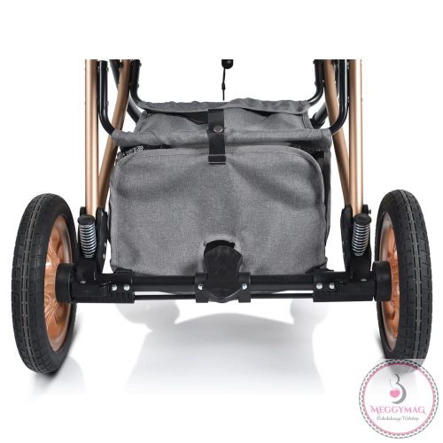 MONI Midas átalakítható sport/mózes babakocsi + táska, +fekvőbetét SZÜRKE