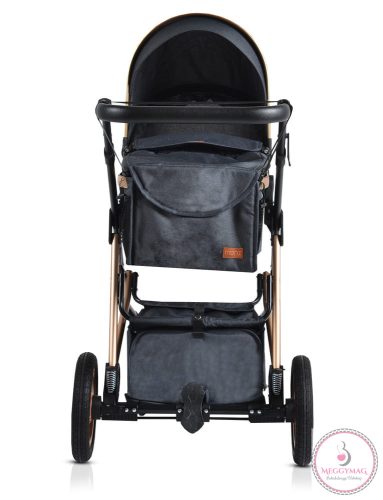 MONI Midas átalakítható sport/mózes babakocsi + táska, +fekvőbetét FEKETE