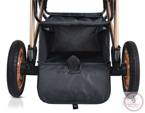 MONI Midas átalakítható sport/mózes babakocsi + táska, +fekvőbetét FEKETE