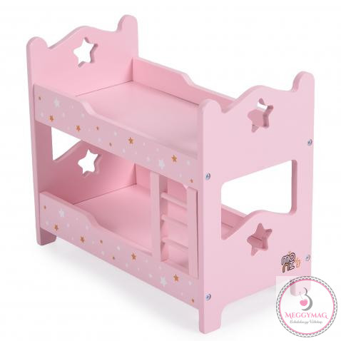 Moni Toys emeletes Babaágy játék babának PINK 