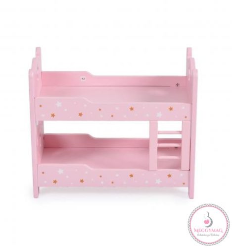 Moni Toys emeletes Babaágy játék babának PINK 