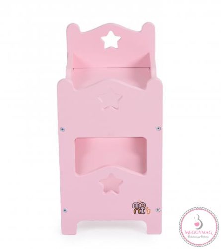 Moni Toys emeletes Babaágy játék babának PINK 