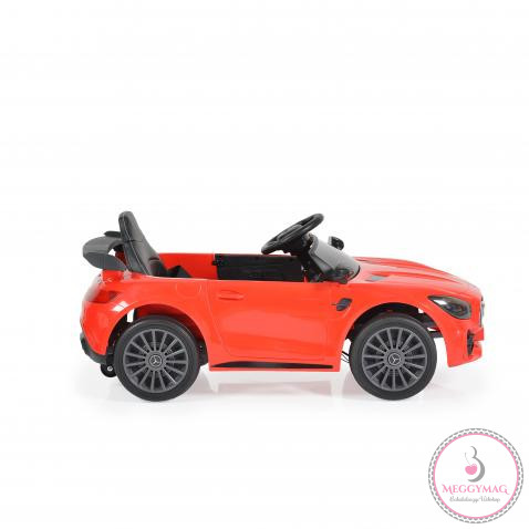 BO Mercedes AMG GTR elektromos autó 2 motorral PIROS