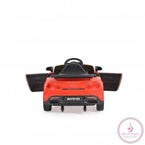 BO Mercedes AMG GTR elektromos autó 2 motorral PIROS