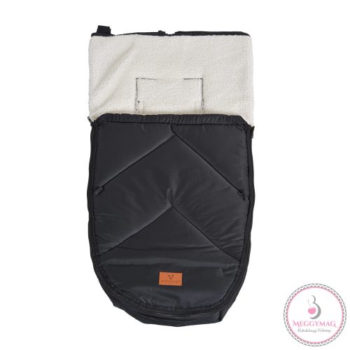 Cangaroo Luxe babakocsi lábzsák 42x80 cm hordozós fekete