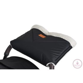 LUXE kézmelegítő babakocsira, muff FEKETE