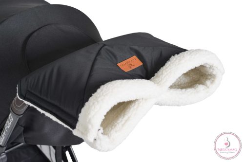 LUXE kézmelegítő babakocsira, muff FEKETE
